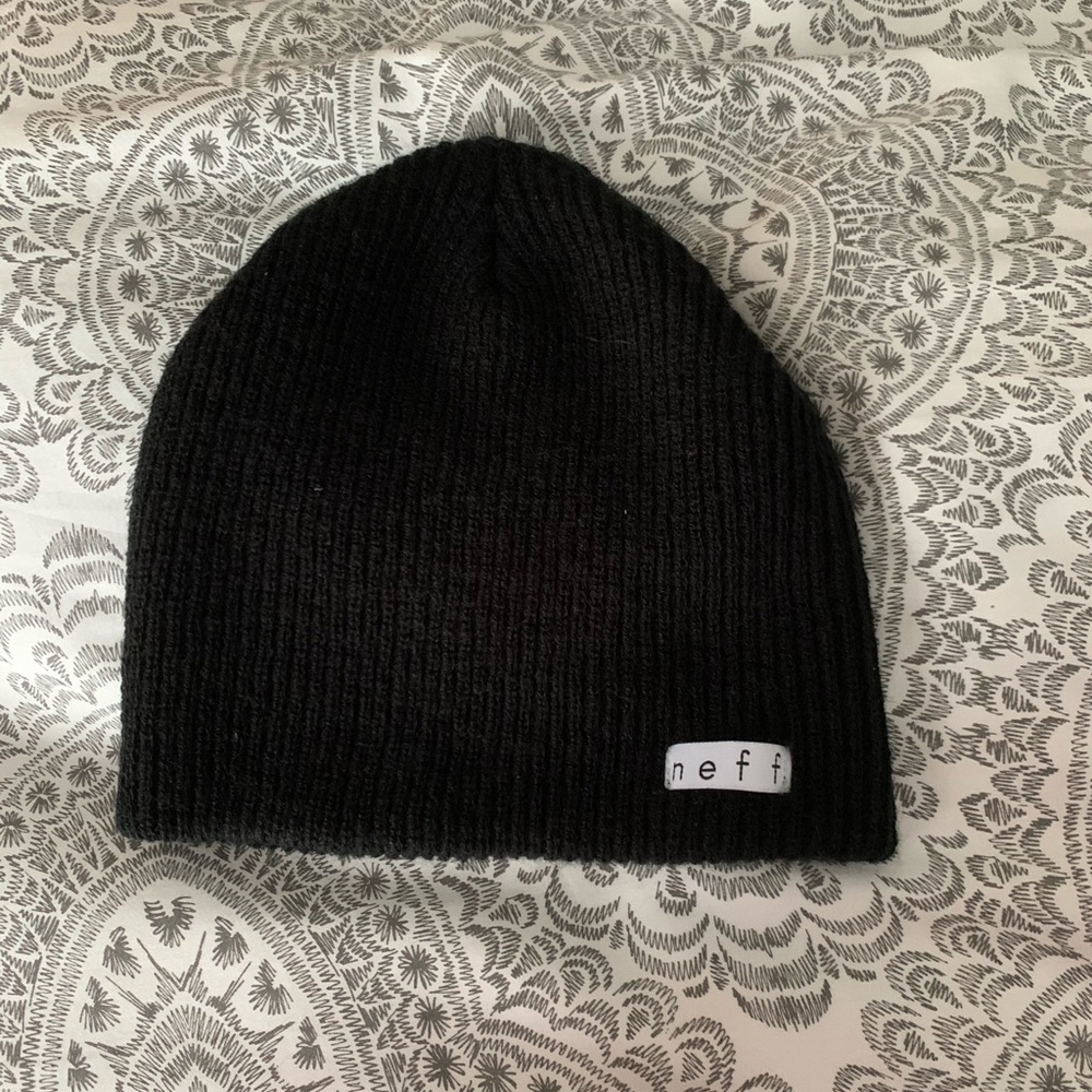 Black neff beanie